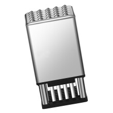 Stainless Steel Double Sided Meat Tenderizer Tool, Ergonomic & Versatile