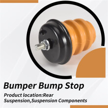 Car Rear Suspension Frame Axle Rubber Leaf Spring Bumper Bump Stop 15712438 for 1999-2006 SILVERADO 1500 HD 523-049