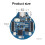2X Waveshare para Placa de Desenvolvimento de Microcontrolador Raspberry Pi RP2040Tela LCD Circular de 1,28 Polegadas com Sensor MicroPython 10