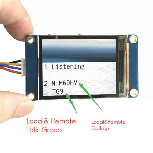 2X Tela TFT de 2,2 Polegadas Hotspot  Input Display para Jumbospot MMDVM Hotspot Board Kit UHF VHF para Raspberry Pi Zero W 1