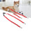Bauchgurte 3er-Set, Nylon, verstellbar, rot 13