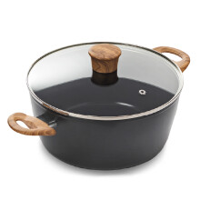 Blackmoor 24cm Stockpot with Tempered Glass Lid / Sherwood Classic Range