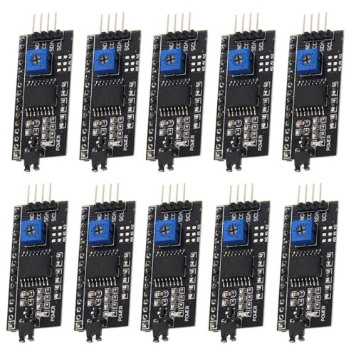 10PCS PCF8574 LCD Display Adapter Module IIC I2C LCD1602 2004 IIC Serial Interface Board 5V for  Robort Parts