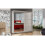 (White, 100cm) ELUKS - DELIN Sliding Doors Wardrobe with Mirror 1