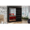 (Black, 120cm) ELUKS - DELIN Sliding Doors Wardrobe with Mirror 1