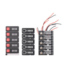 Elektrisk Borrbatteriindikator LED-Skärm för 18V/21V Litiumbatterier 18650 Kapacitet Visuellt Verktyg