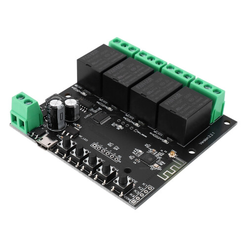 4CH Tuya  WiFi  Module Wireless Relay  Life APP Remote Control  Timer for  Home