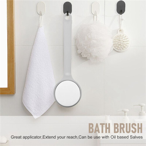Bath Body Skin LOTION APPLICATOR for Back POST-SHOWER Brush Sponge Pad 1