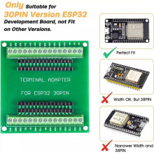 5X ESP32 Expansion Board 30Pin GPIO Breakout Board Compatible with 30 Pins ESP32 Development Board