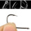 100pcs Barbed Hooks 3#-12# High Carbon Steel 4