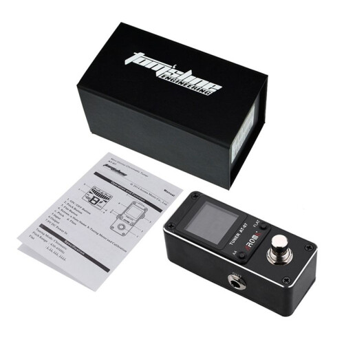 AROMA AT-07  Tuner Fot Gitarr Effektpedal Gitarr Chromatic Tuning HD Display Gitarrdelar Tillbehör 2