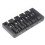 5-String Bass Bridge Body Bottom Through String Spacing 16.5MM Bass Fixed Bridge Black 3
