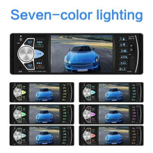 4.1 Inch 1 Din Autoradio Touchscreen Autoradio Autoradio FM Radio MP5 Speler Ondersteuning Achteruitrijcamera