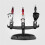 Support Robuste pour 3 Aérographes - Support Noir Durable pour Outils et Accessoires D'Aérographe. 5