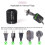 Hair Dryer Inner Filter + Outer Filter Cage Replacement for  HD01 HD03 HD08 Models B 4