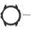 Watch Protective Case for  Forerunner 955 TPU Bumper Cover Semi-Pack Protective Case Black 5