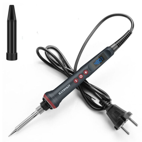 HANDSKIT 90W Four-Wire Digital Display Temperature Control Internal Heating Soldering Iron, 220V EU Plug 2