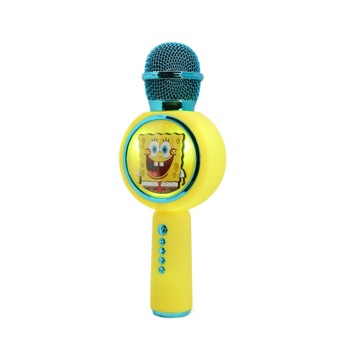 OTL SpongeBob Karaoke Microphone and Wireless Speaker with LED Lights 1