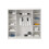(White, 200cm) ELUKS - DELIN Sliding Doors Wardrobe with Mirror 4