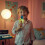 OTL SpongeBob Karaoke Microphone and Wireless Speaker with LED Lights 7
