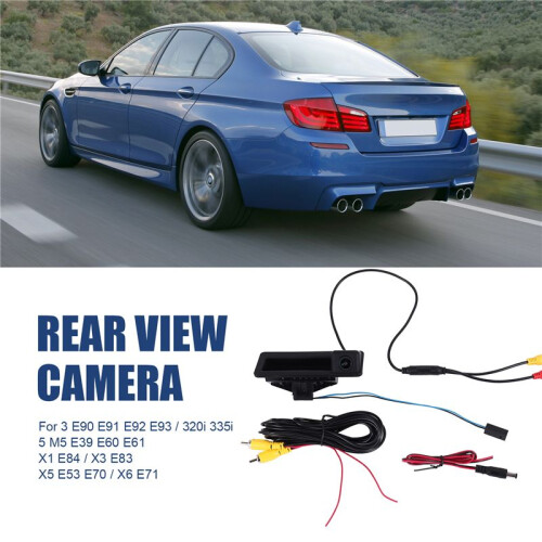 Câmera de Visão Traseira Do Carro Reversa Bagageira Tronco Ccd Lidar com Câmera para  E82 E88 E90 E91 E92 E93 E60 E61 E70 E71 1