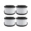 8 Pcs Home Front Filter for Levoit VortexIQ 40-RF Vacuum Cleaner Accessories Cleaner Parts Replacement 4