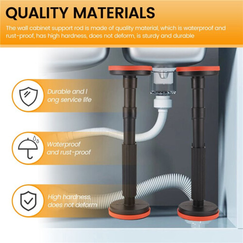 Single Socket Round Heads Support Bathroom Cabinet Installation Load Bearing Adjustable Lifting and Fixing Tool 1