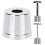 Safety  Stand/Base Aluminum Alloy Regular  Holder ( Not Included) Silver 7