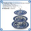 Blue Willow 3-Tier Cake Stand Dessert Display Ceramic Tableware Antique Oriental 2