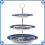 Blue Willow 3-Tier Cake Stand Dessert Display Ceramic Tableware Antique Oriental 3