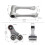 For   Linkage ARM Pull Rod Triangle Lever Die-Casting Aluminum Rear Shock Suspension Parts 6