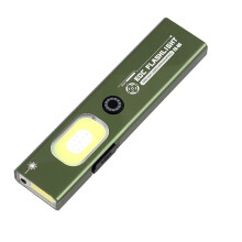 EDC Flashlight Magnetic Flashlight High Lumens Work Light Rechargeable Pocket Light for Home,Garage and Emergency,A