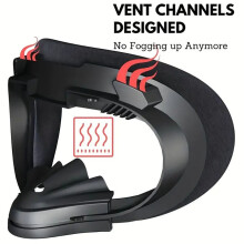 Breathable Face Mask Replacement for  Quest 2 Facial Interface Bracket Foam Pad 3in1 with Joystick Caps for Quest2