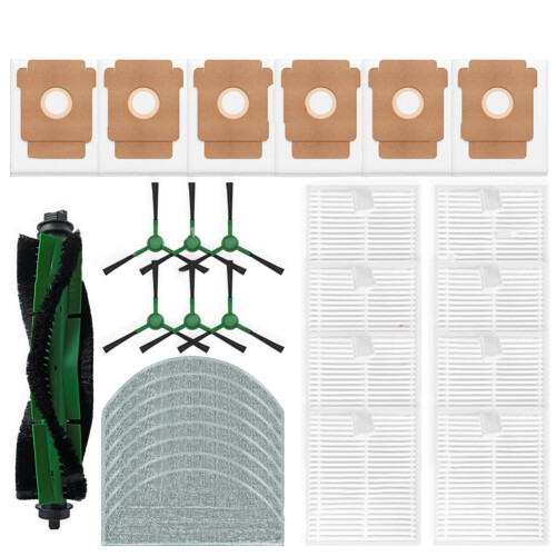 For   Combo Essential / Vac Essential / 2 Essential Parts Accessories Main Side Brush Filter Mop Cloth