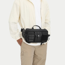 OZUKO Men'S Waist Bag Outdoor Hiking Waterproof Crossbody Bag Sports Multifunctional Large Capacity Waist Bag