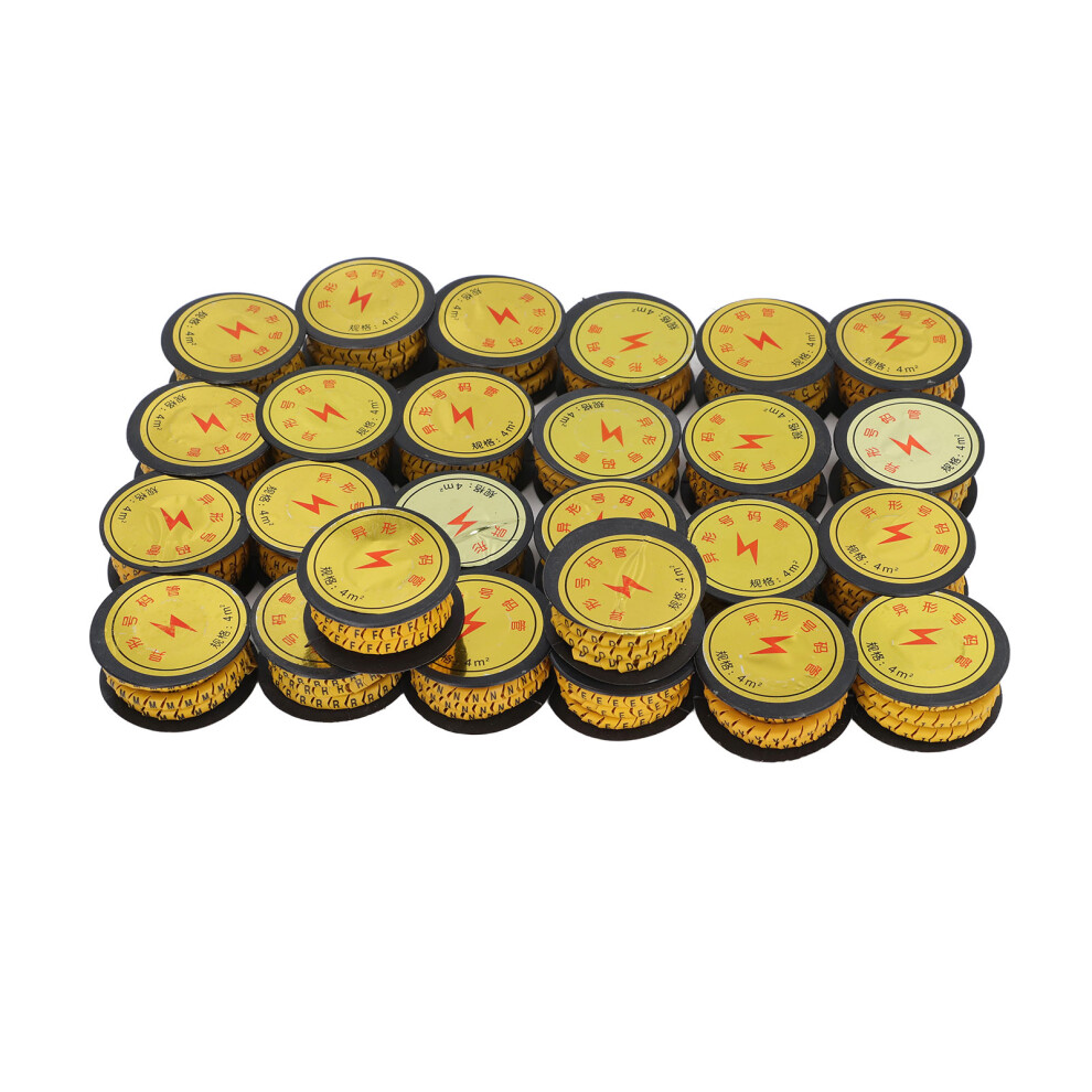 26 PCS PVC Tube Cable Markers A-Z