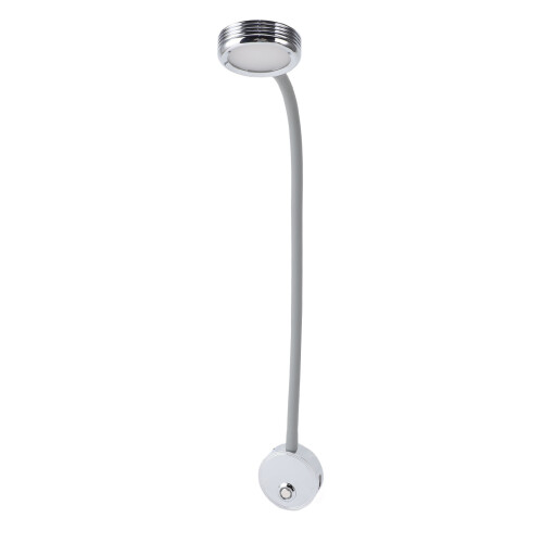 RV Reading Light with USB, Warm White + Red, Aluminum, Touch Control