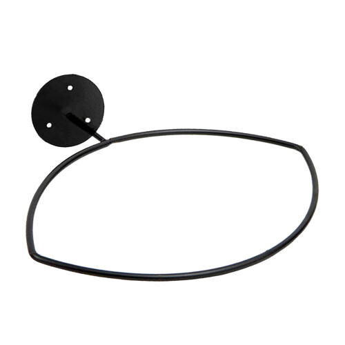 Wall Mount Ball Holder Rugby Stand Cast Iron Save Space Display Rack 2