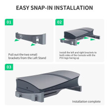 Horizontal Base for PS5Pro Rlacement Holder 30th Anniversary Host Storage Rack Cooling Base for PS5 Slim Accessory B