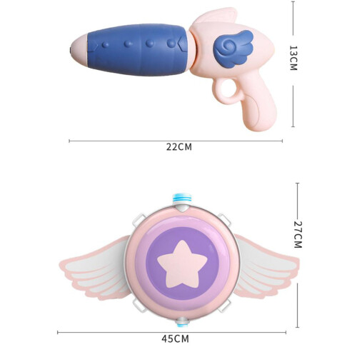 Water Shooting Toy with 1.8L Capacity, 26ft Range, Backpack Design 1