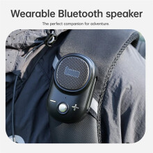 Divoom Portable Speaker Wearable IP67 Waterproof Camp Small Speaker Built-in Strap Clip- Design 10H Playtime