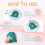 Magic Puffy Paint,3D Drawing Magic Canvas Sponge,Puffy Popcorn Drawing Texture Painting Kit,DIY Bubble Drawing Pens 3