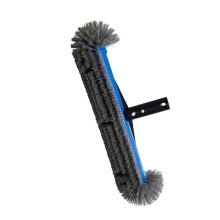 16Inch Heavy Duty Pool Brush with Round Ends Swimming Pool Scrub Brush for Cleaning Pool Tiles Walls Floor Steps