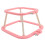 ABS Embroidery Frame Hoop Stand Adjustable for Needlework Watermelon Red Finish 16