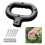 Trolley Handle for Camping Wagon/Beach Shopping Cart Wagon Cart Push Handle Replacement, Portable Folding Wagon Handle 3