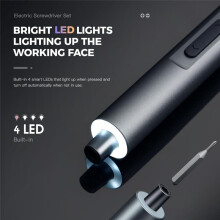 62 in 1 Electric Screwdriver Cordless Set with 4 LED Lights, 3-Level Torque, for Laptop/PC/Phone/Watch/Camera