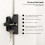 Key Lockable 2 Sided Gate  Key,Self Locking Gate  Gate Fence Lock for Outdoor Gates,Locking Gate Door Lock 5