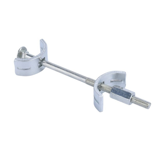 10Pcs Countertop Benchtop Joiner Joint Connector M6 Thread Bolt Half Moon Shaped Bracket Dog Bone Fastener 1