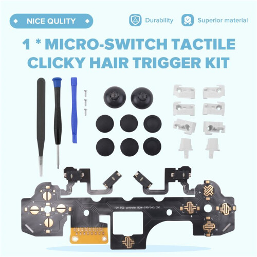 Shoulder Button Trigger Micro-Mods for PS5 Controller BDM-030/040/050 Microstructure  Tactile Clicky HairTrigger B 1