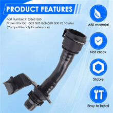 11538651265 Car Thermostat Connected Water Pipe for G01 G02 G05 G08 G20 G30 X3 3 Series